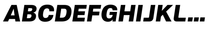 Jam Grotesque ALT Black Italic Font UPPERCASE