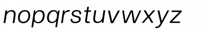 Jam Grotesque Italic Font LOWERCASE