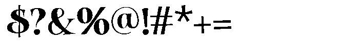 Jam Session Serif Font OTHER CHARS