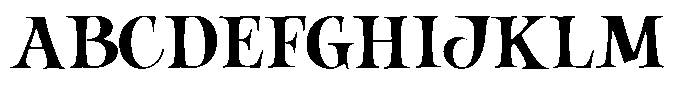 Jam Session Serif Font UPPERCASE