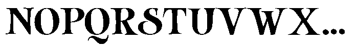 Jam Session Serif Font UPPERCASE