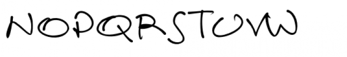 Jamie Handwriting Thin Font UPPERCASE
