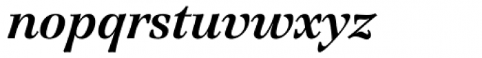Jamille Bold Italic Font LOWERCASE