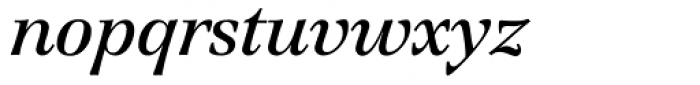 Jamille Book Italic Font LOWERCASE