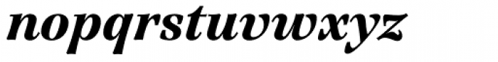 Jamille Std Black Italic Font LOWERCASE