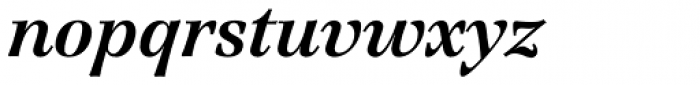 Jamille Std Bold Italic Font LOWERCASE