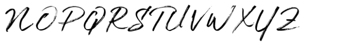 Jan Satipo Brush Font UPPERCASE
