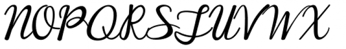 Janda Elegant Handwriting Font UPPERCASE