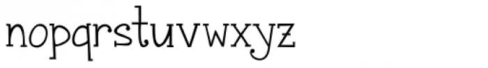 Janda Snickerdoodle Serif Font LOWERCASE
