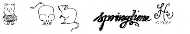 Janda Spring Doodles Font OTHER CHARS