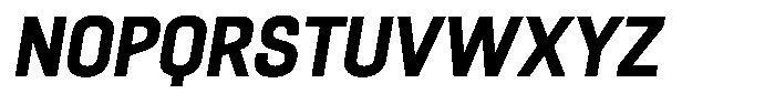 Jango Italic Font UPPERCASE