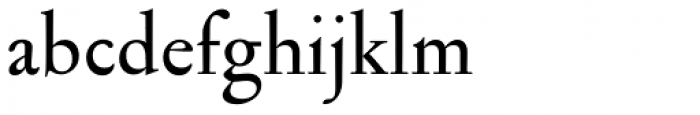Jannon Antiqua Medium Font LOWERCASE