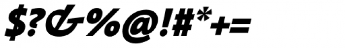 Jannon Sans Medium Bold Italic Font OTHER CHARS