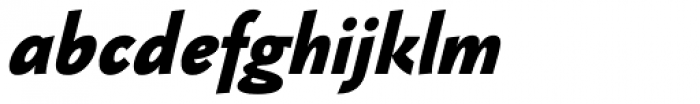 Jannon Sans Medium Bold Italic Font LOWERCASE