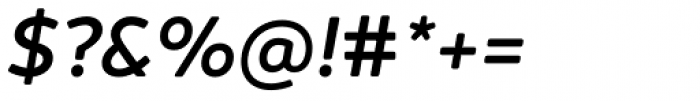 Jano Round™ Medium Italic Font OTHER CHARS