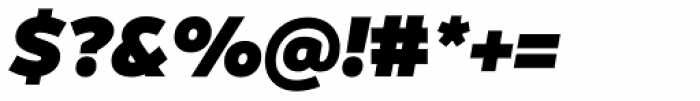 Jano Sans™ Pro Black Italic Font OTHER CHARS