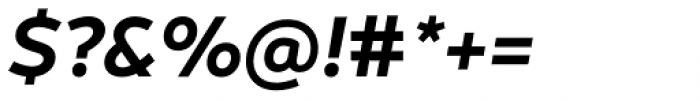 Jano Sans™ Pro Semi Bold Italic Font OTHER CHARS