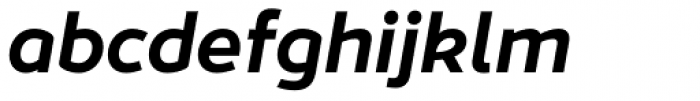 Jano Sans™ Pro Semi Bold Italic Font LOWERCASE