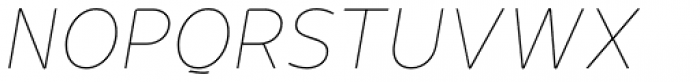 Jano Sans™ Pro Thin Italic Font UPPERCASE