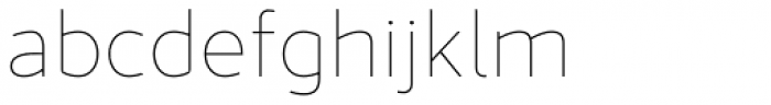 Jano Sans™ Pro Thin Font LOWERCASE