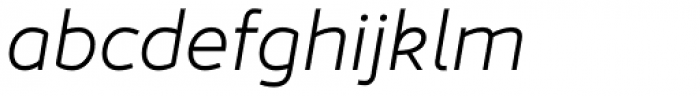Jano Sans™ Std Light Italic Font LOWERCASE