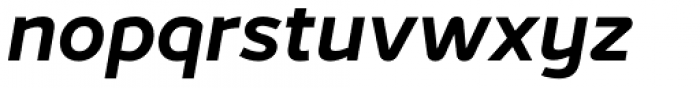 Jano Sans™ Std Semi Bold Italic Font LOWERCASE