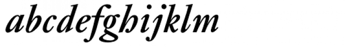 Janson MT Bold Italic Font LOWERCASE