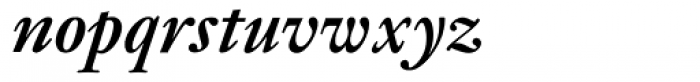 Janson MT Bold Italic Font LOWERCASE