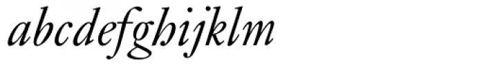 Janson MT Italic Font LOWERCASE