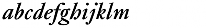 Janson Pro Bold Italic Font LOWERCASE