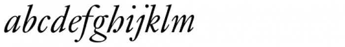 Janson Pro Italic Font LOWERCASE