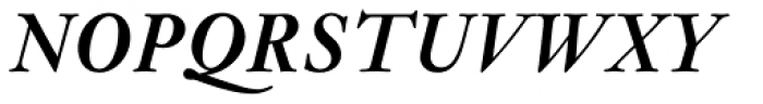 Janson Std Bold Italic Font UPPERCASE