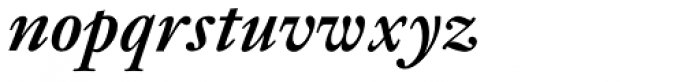 Janson Std Bold Italic Font LOWERCASE