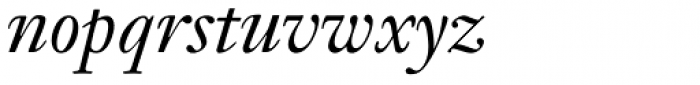 Janson Text Pro 56 Italic Font LOWERCASE
