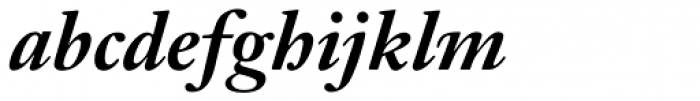 Janson Text Pro 76 Bold Italic Font LOWERCASE