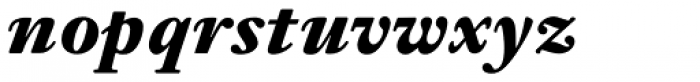 Janson URW Bold Italic Font LOWERCASE