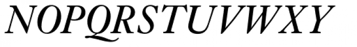 Janson URW Italic Font UPPERCASE