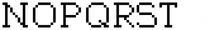 Jansta Serif Regular Font UPPERCASE