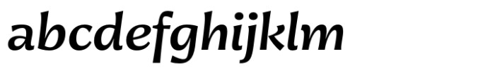 Jantar Sharp Medium Italic Font LOWERCASE
