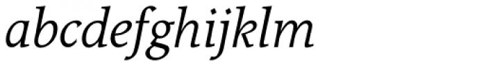 Jante Antiqua Std Italic Font LOWERCASE
