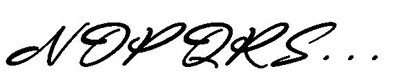 Jantik Gatulo Italic Font UPPERCASE