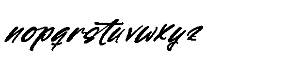 Jantik Gatulo Italic Font LOWERCASE