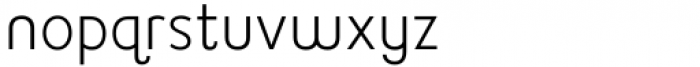 Jantur Type Extra Light Font LOWERCASE