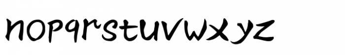 Japan Wave Regular Font LOWERCASE