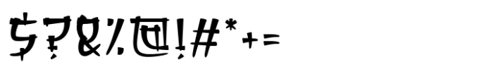 Japanese Neotokyo Font OTHER CHARS