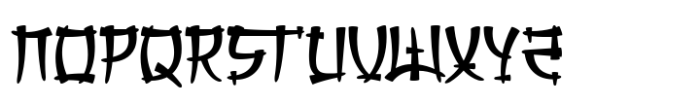 Japanese Neotokyo Font UPPERCASE