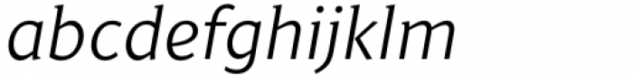Jaqen Semi Book Italic Font LOWERCASE