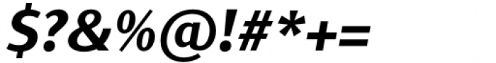 Jaqen Semi Extra Bold Italic Font OTHER CHARS
