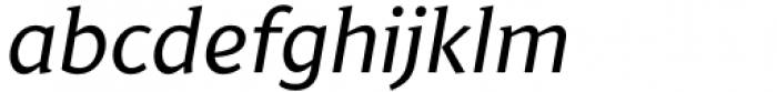 Jaqen Semi Italic Font LOWERCASE