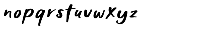 Jarang Pulang Font LOWERCASE